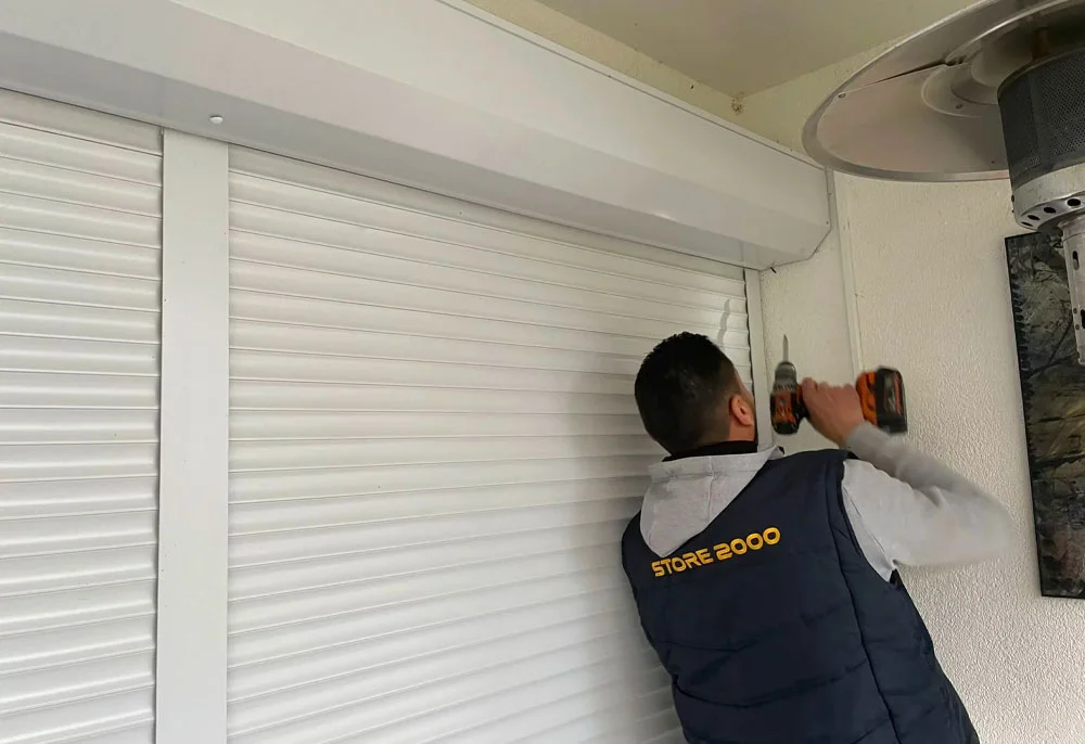 Installation de volet roulant à La Bassée